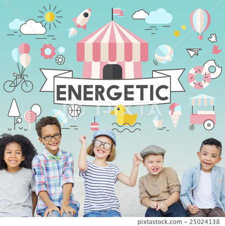Children Kids Energetic Youth Playful Concept 25024138