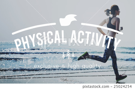 Physical Activity Action Energy Exercise Hobbies Concept 25024254