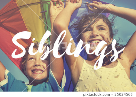 Siblings Summer Fun Vacation Concept 25024565