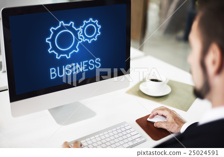 Business Achievement Progress Develpoment Cogwheel Concept Business Achievement Progress Develpoment Cogwheel Concept 25024591