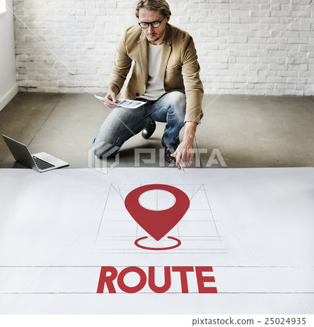 Navigation Location Mapping Destination Technology Graphic Concept Navigation Location Mapping Destination Technology Graphic Concept 25024935