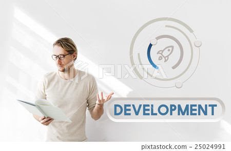 Start Up Business Rocket Ship Graphic Concept Start Up Business Rocket Ship Graphic Concept 25024991