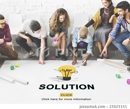 Solution Strategy Light Bulb Graphics Concept Solution Strategy Light Bulb Graphics Concept 25025331