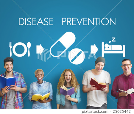Disease Prevention Medical Health Wellbeing Concept Disease Prevention Medical Health Wellbeing Concept 25025442