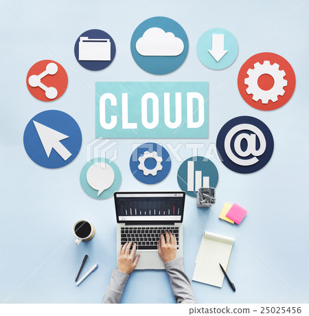 Cloud Network Computing Technology Concept 25025456