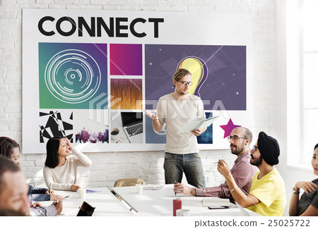 Connect Technology Cyberspace Network Concept 25025722