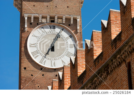 Detail of Lamberti Tower - Verona Italy 25026184