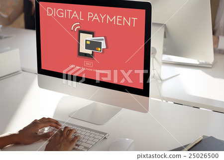 Digital Payment E-commerce Shopping Online Concept 25026500