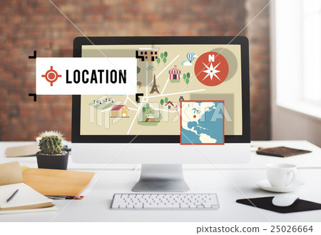 Location Navigation Map Direction Route Concept 25026664