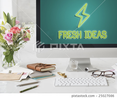 Creativity Ideas Lightning Imagination Inspiration Concept Creativity Ideas Lightning Imagination Inspiration Concept 25027086