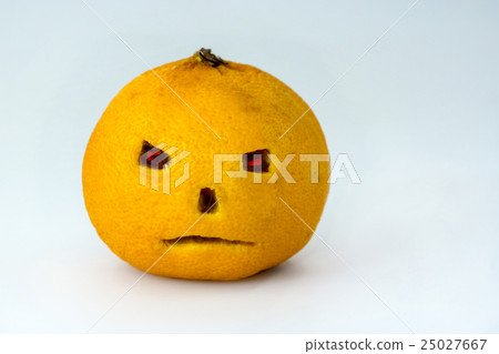 Halloween pumpkin style tangerine Halloween pumpkin style tangerine 25027667
