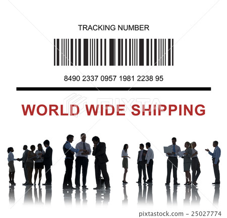 Bar Code Order Tracking Number Concept Bar Code Order Tracking Number Concept 25027774