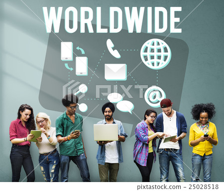 Communication Connection Internet Multimedia Technology Concept 25028518