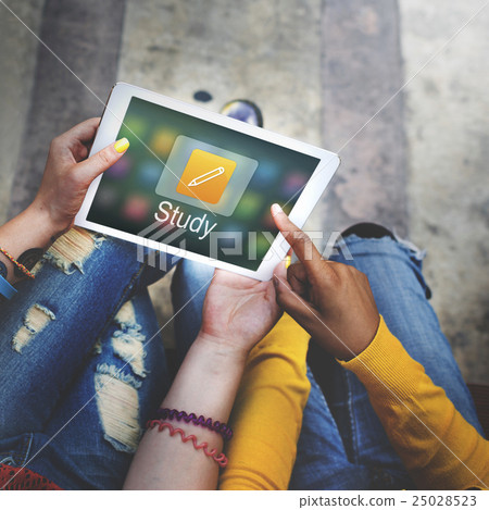 Pencil Icon Online Education Learning Graphic Concept 25028523