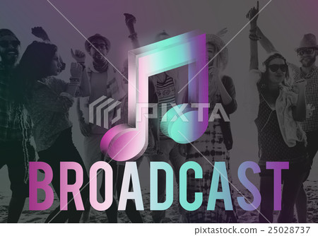 Digital Music Streaming Online Entertainment Media Concept Digital Music Streaming Online Entertainment Media Concept 25028737