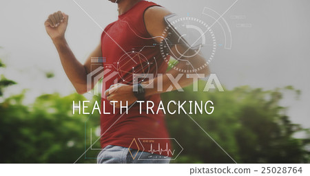 Health Fitness Healthcare Tracking Technology Concept 25028764