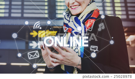 Social Networking Global Communications Technology Connection Concept 25028978