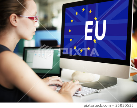Britain EU Brexit Referendum Concept Britain EU Brexit Referendum Concept 25030535