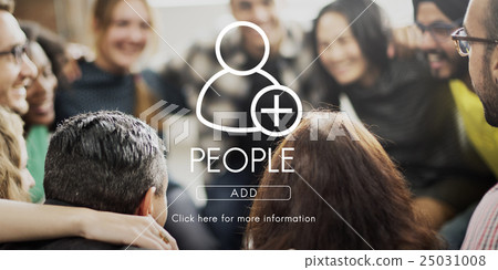 Add Friends Community Connection Socialize Concept 25031008