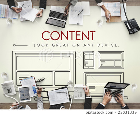 Responsive Design Layout Connection Content Concept Responsive Design Layout Connection Content Concept 25031339