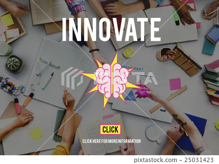 Ideas Brainstorming Vision Innovation Think Big Concept 25031423