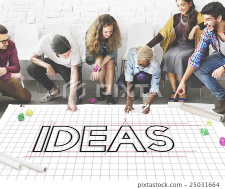 Ideas Creative Design Draft Graphic Concept 25031664