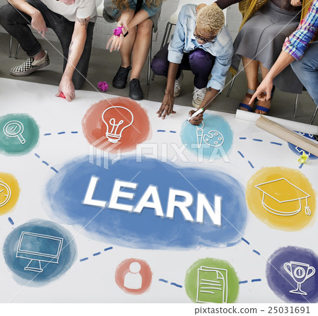 Learn And Lead Research Knowledge Graphic Concept Learn And Lead Research Knowledge Graphic Concept 25031691