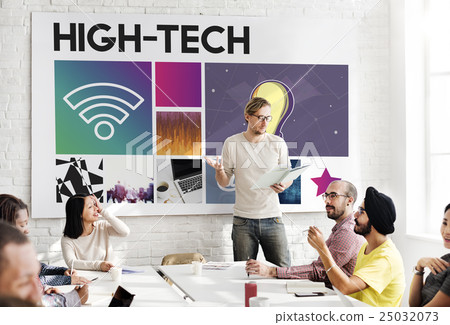 Hi-Tech Technology Cyberspace Network Concept 25032073