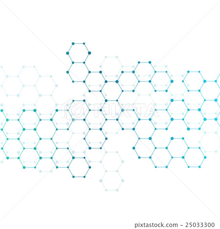 Modern science banners. Molecule structure of DNA 25033300