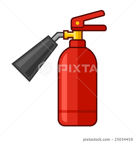 Fire Extinguisher Icon. Flat Style. Vector Fire Extinguisher Icon. Flat Style. Vector 25034459
