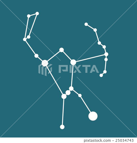 Orion constellation on dark blue background Orion constellation on dark blue background 25034743