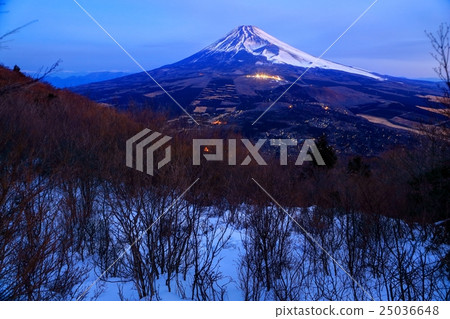 從二子山/ Fujimidai看到的黎明富士山 25036648
