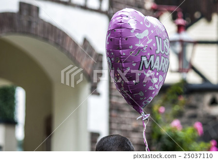 Romantic marriage wedding Symbols love balloon Romantic marriage wedding Symbols love balloon 25037110