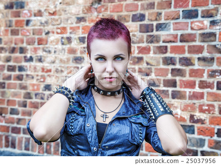 portrait of girl punk 25037956