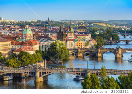 Prague city skyline Prague city skyline 25038311