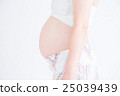 Pregnant woman's stomach 25039439