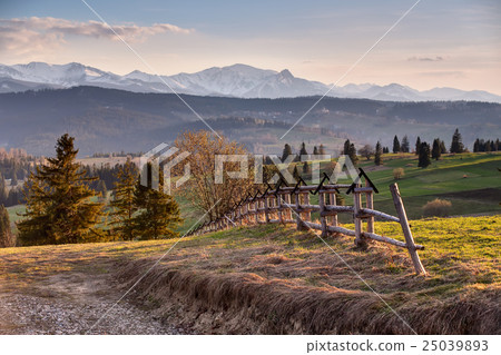 Spring countryside in Tatras mountains Spring countryside in Tatras mountains 25039893