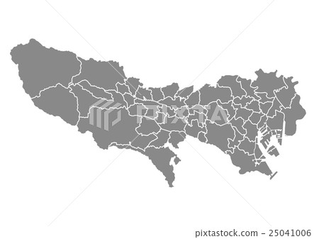 Tokyo metropolitan area map 25041006