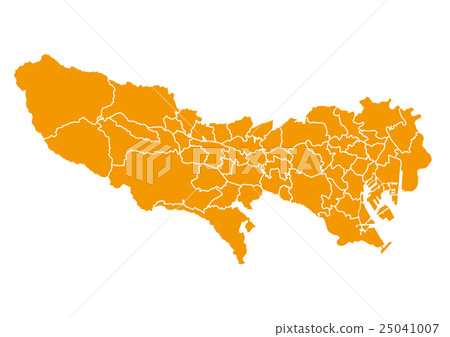 Tokyo metropolitan area map 25041007