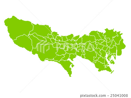Tokyo metropolitan area map 25041008