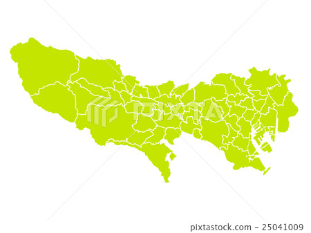 Tokyo metropolitan area map 25041009