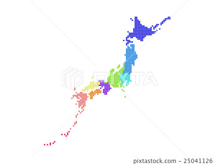 Area Map of Japan Map (Block) Area Map of Japan Map (Block) 25041126
