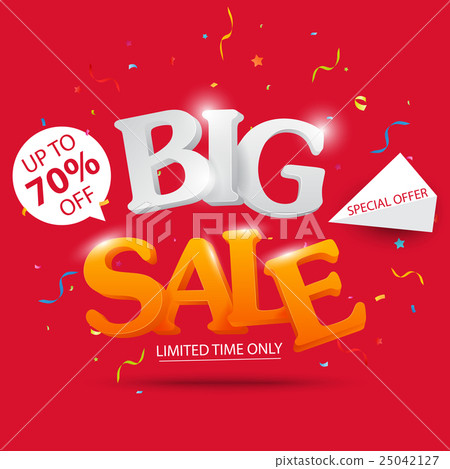 Big Sale banner and best offer design 25042127