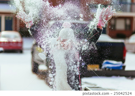 pretty little smiling girl  25042524