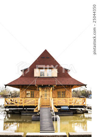 Wooden house on river Wooden house on river 25044350