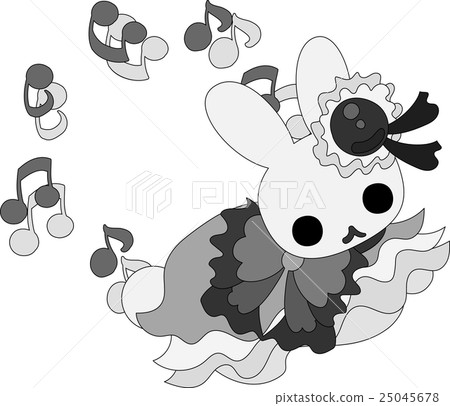 A cute rabbit in a dress A cute rabbit in a dress 25045678