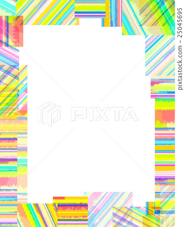 Texture stripe frame Texture stripe frame 25045695