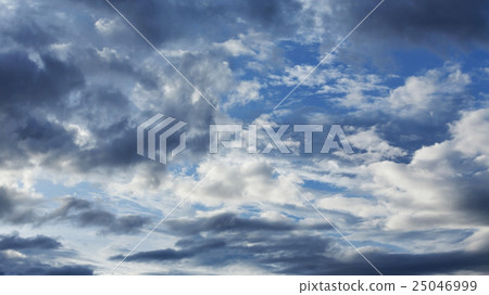 white cloudy and blue sky for weather background white cloudy and blue sky for weather background 25046999
