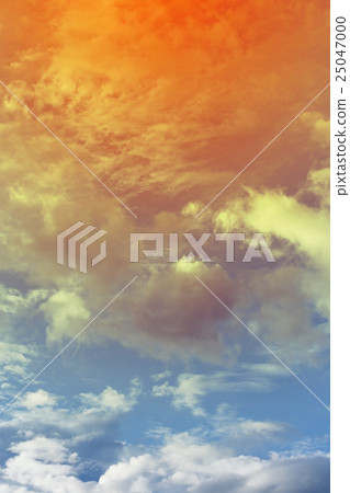 colorful sky background with cloud, sun rays colorful sky background with cloud, sun rays 25047000