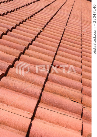 brown tile roof weathered on building residential brown tile roof weathered on building residential 25047140